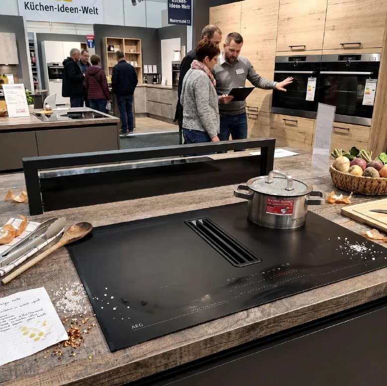 Consultation inside a kitchen studio